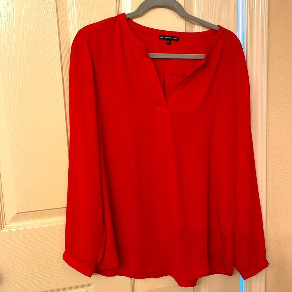 Adrianna Papell blouse size large